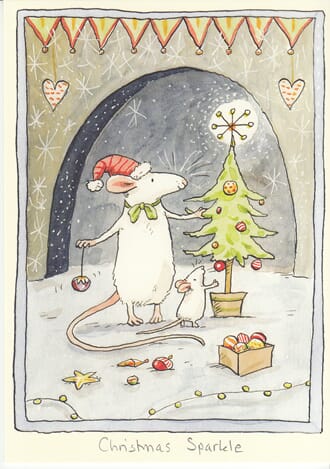 Julekort,Two Bad Mice, Christmas Sparkle