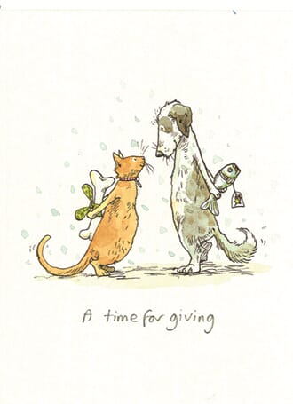 Julekort, Two Bad Mice, A time for giving